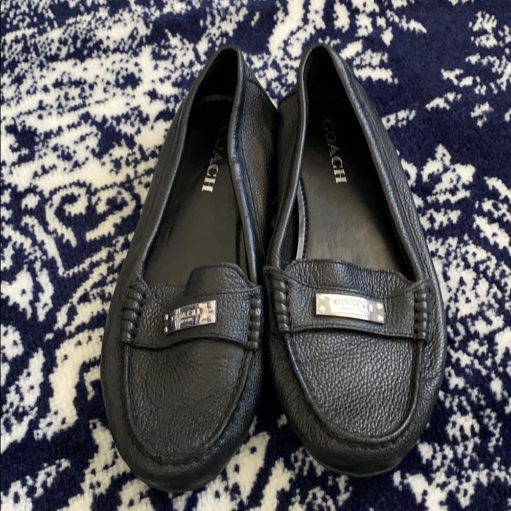 Black coach loafers. NWOT